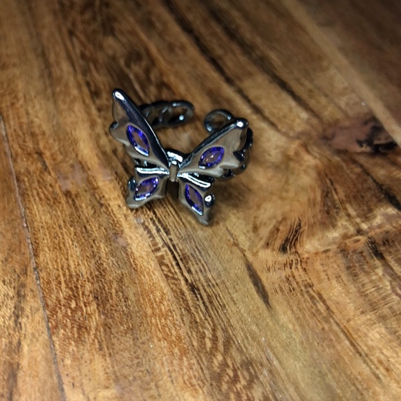 Butterfly Cuff Ring - Picture 3 of 6